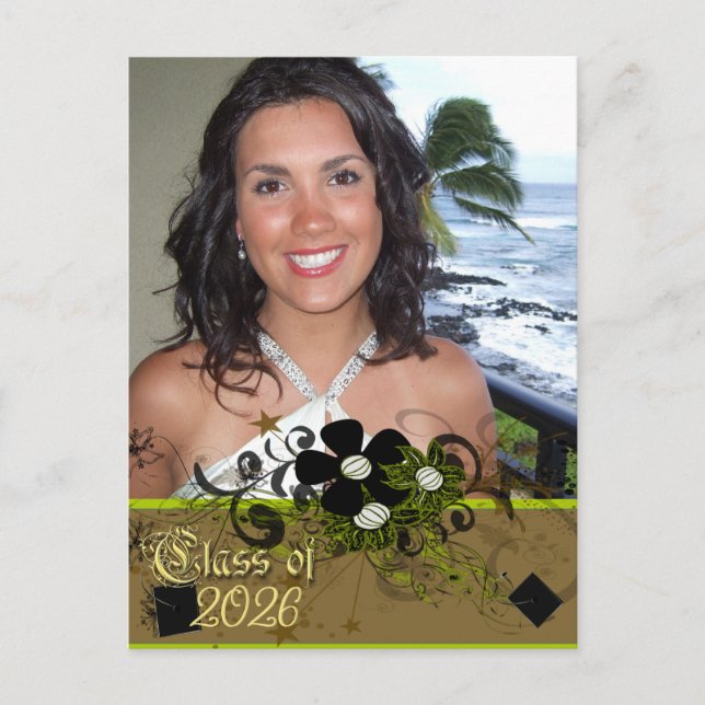 Invitation Carte Postale Classe de 2026 Open House (Devant)