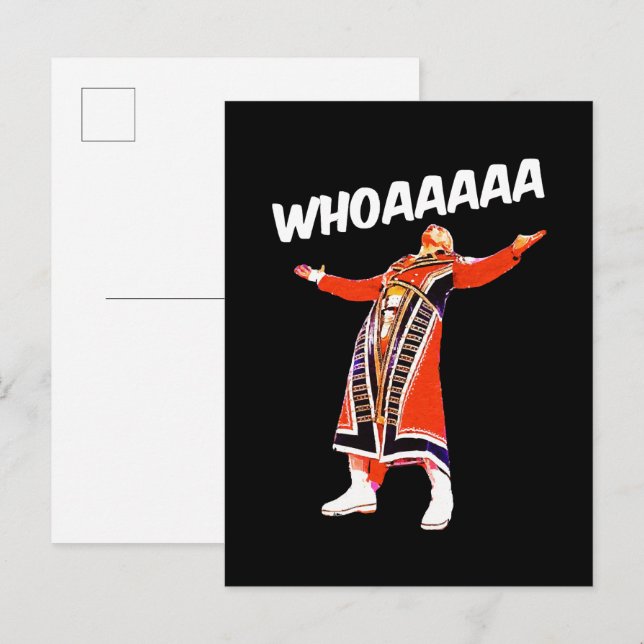 Invitation Carte Postale Cody whoaaa (Devant / Derrière)