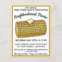 Corn sur le Cob Reunion Pique-nique Bloc de cuisin