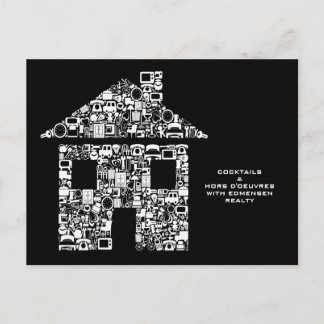 Invitation Carte Postale Corporate Event Cocktail Party do-it-yourself Invi