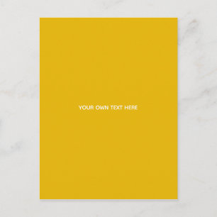 Invitation Carte Postale Créez Votre Propre Conception Personnalisée Jaune