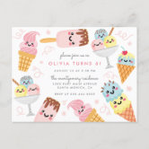 10 Cartes Invitation Anniversaire Monstres Kawaii + Enveloppes - Format A6 (10,5x14,8 Cm), Papier 350g/m² - Imprimé En France, Préremplies