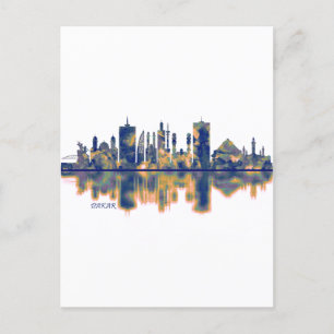 Invitation Carte Postale Dakar Skyline