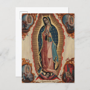 Invitation Carte Postale Dame de Guadalupe, 1780 par Sebastian Zalcedo
