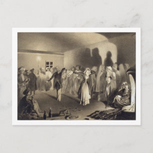 Invitation Carte Postale Dancing Party à Kagha-Choura, Daghestan, plaque 55