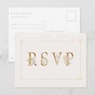 Invitation Carte Postale Demande de réponse et de chanson pour un mariage f