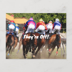 INVITATION CARTE POSTALE DERRIÈRE L'INVITATION À LA COURSE