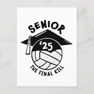 Invitation Carte Postale Diplôme supérieur de volley-ball 2025