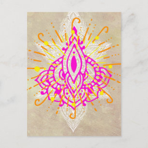 Invitation Carte Postale Diwali