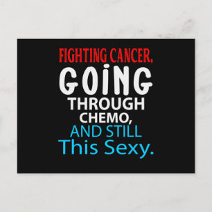 Invitation Carte Postale Drôle Cancer Fighter Citation Inspirationnelle Che