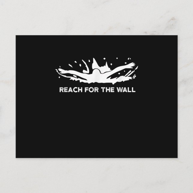 Invitation Carte Postale Drôle nage Cadeau nage Sport équipe nage (Devant)