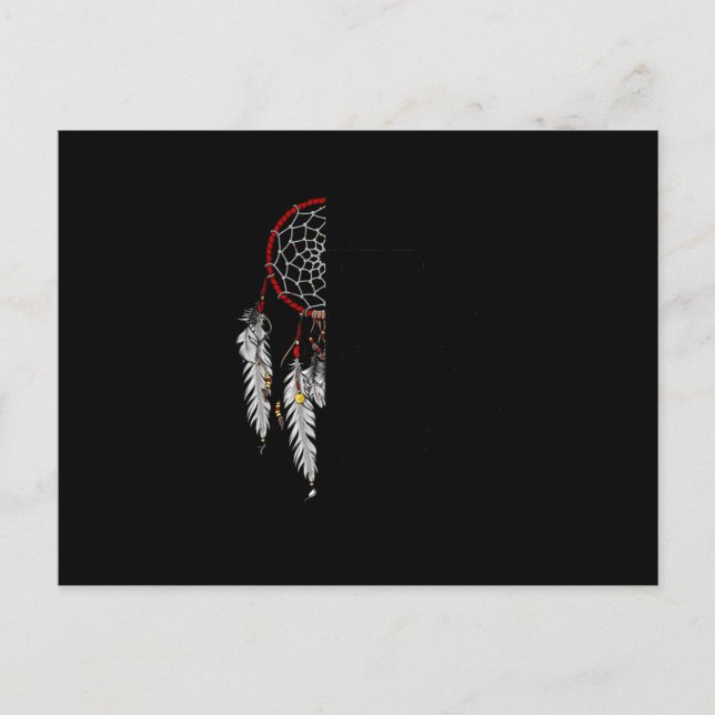 Invitation Carte Postale Écoutez Votre Coeur Il Connaît Les Amérindiens (Devant)