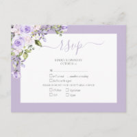 Elégant Lavande Lilac Rustique mariage de dentelle