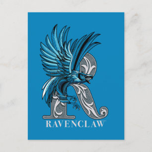 Invitation Carte Postale Emblème à hachures RAVENCLAW™