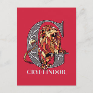 Invitation Carte Postale Emblème de hachage GRYFFINDOR™