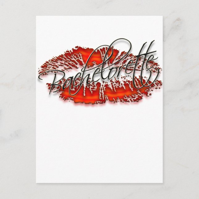 Invitation Carte Postale Enterrée de vie de jeune fille et son groupe d'ami (Devant)