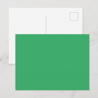 Invitation Carte Postale Épingle à bouton vert émeraude personnalisée