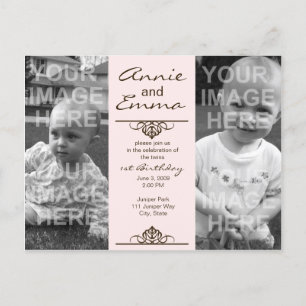 Invitation Carte Postale Étape du centre