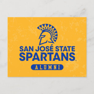 Invitation Carte Postale État Spartans de San Jose affligé