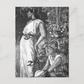 Invitation Carte Postale Fées afro-américaines (Fête des mariées)