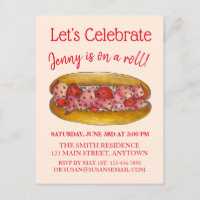 Félicitations pour un rouleau de homard Maine ME F