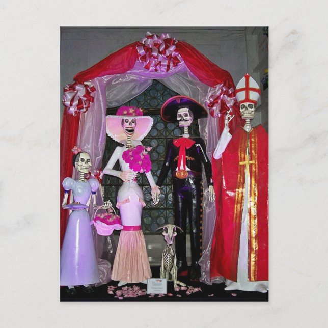 Invitation Carte Postale Fête de mariage (Devant)