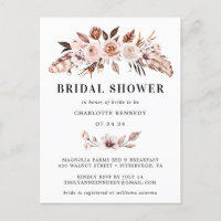 Fête des mariées florale Boho rustique de tonalité