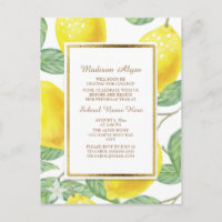 Fête du Coffre Blanc Feuilles Vertes Citrons Jaune