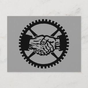 Invitation Carte Postale Fête du labo américain