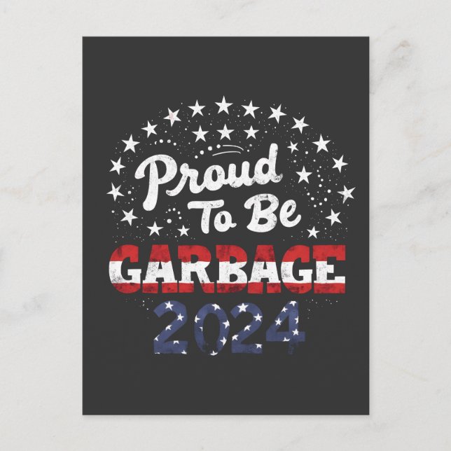 Invitation Carte Postale Fiers Latinos De Porto Rico Des Ordures Pour Trump (Devant)