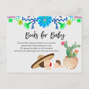 Invitation Carte Postale Fiesta Baby Muchacho Baby showers Livres pour bébé