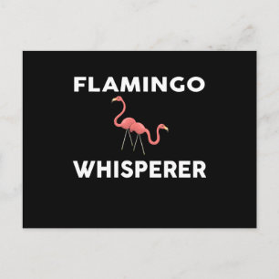 Invitation Carte Postale Flamant rose Whisperer Flamants roses de nouveauté