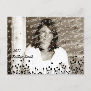 Invitation Carte Postale Fleur sauvage Grad'Carte photo