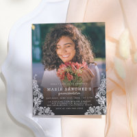 Floral Lace Quinceañera Anniversaire