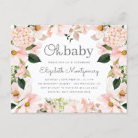 Flore de printemps flush Wreath Oh Baby shower