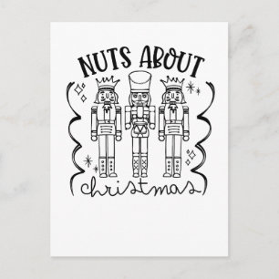 Invitation Carte Postale Fou de Noël Casse-Noisette drôle de Noël