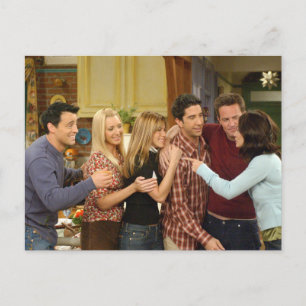 Invitation Carte Postale FRIENDS™  Cast Thanksgiving Group Hug