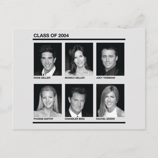 Invitation Carte Postale FRIENDS™| Catégorie 2004 (Devant)