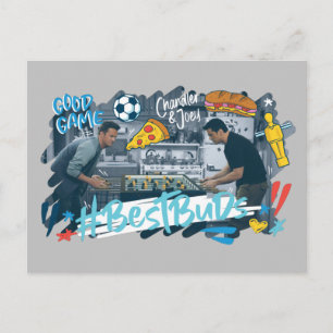 Invitation Carte Postale FRIENDS™  Chandler & Joey - Best Bureaux