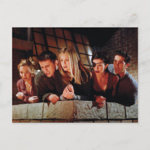 Invitation Carte Postale FRIENDS™  La Bande sur le Balcon