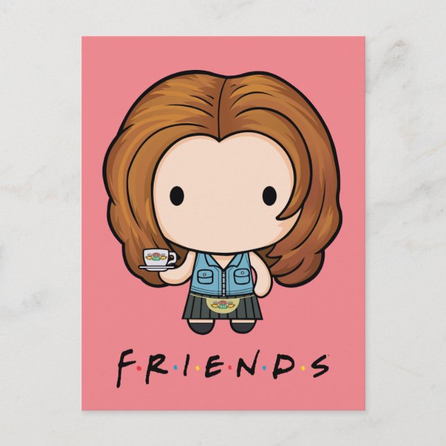 Invitation Carte Postale FRIENDS™| Rachel Chibi (Devant)