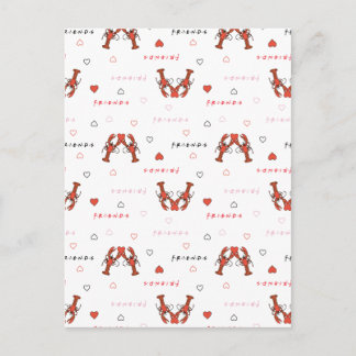 Invitation Carte Postale FRIENDS™| Tu es mon Motif de homard