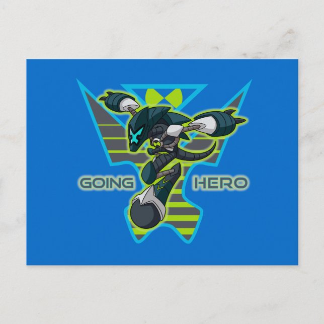 Invitation Carte Postale Going Hero - Omni-Kix XLR8 (Devant)