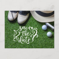 Golf Économisez la date pour Golfer Party avec bal