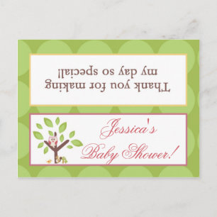 Invitation Carte Postale Goody Bag Toppers Amour et nature Girl Woodland