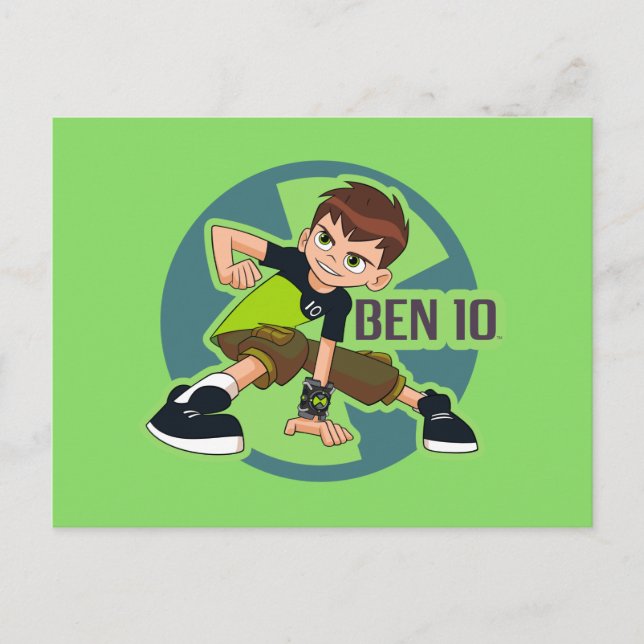 Invitation Carte Postale Graphique de Ben Tennyson Omnitrix (Devant)