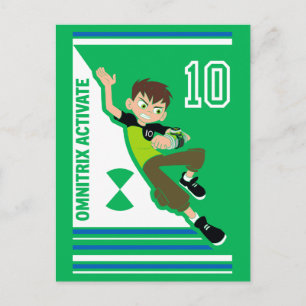 Invitation Carte Postale Graphique sportif Ben Tennyson