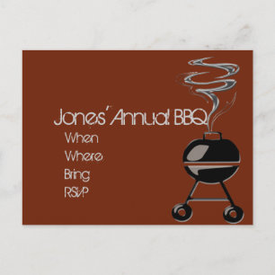 Invitation Carte Postale GrillMasters...
