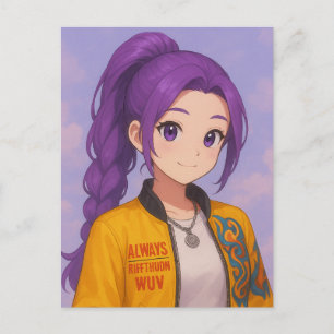 Invitation Carte Postale Groupe d'idoles Anime K-Pop   Pop de style manga o