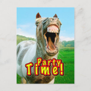 Invitation Carte Postale Heure de la partie